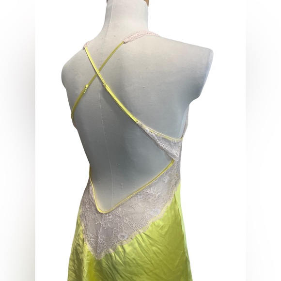 Victoria’s Secret Yellow Satin Slip Night Dress - Picture 6 of 7